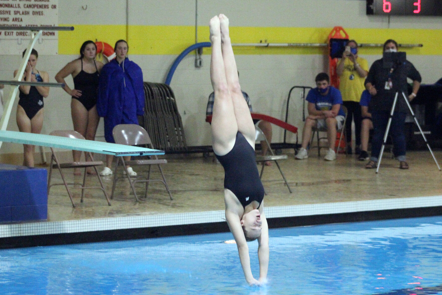 Rice Lake girls swim and dive vs. Hudson 10-6-20